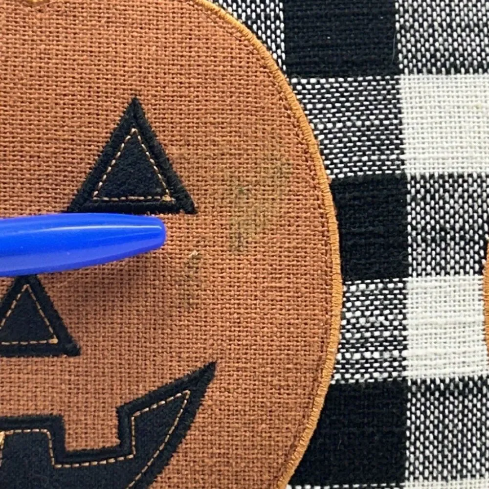 Halloween jack-o’-lantern pillow‎ 14X26 ‼️Read Desc‼️